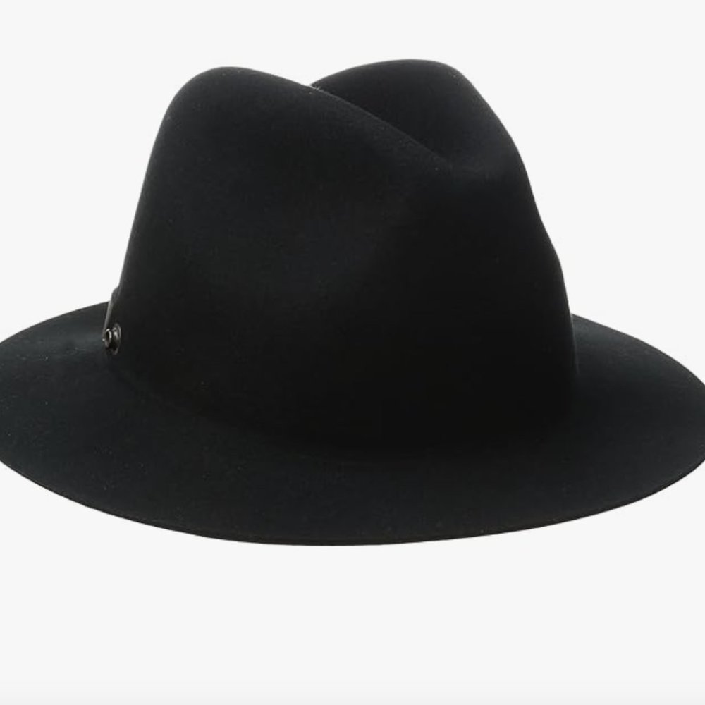 Coal Atlas packable fedora in black wool - NWOT!